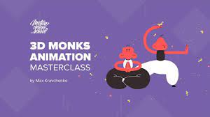 Motion Design School – 3D Monks Animation