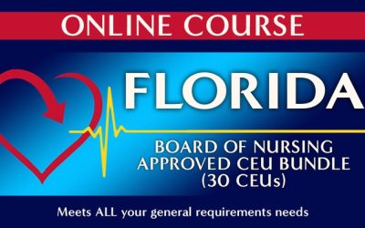 Nurse Continuing Ed – Florida Board of Nursing Approved CEU Bundle (30 CEUs)