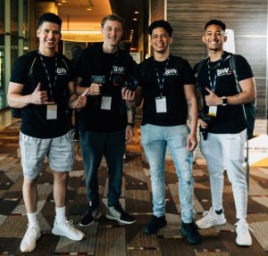From left to right, Jay Espitia Andrew Stroh, Robert D Espitia, and Rob J Espitia.