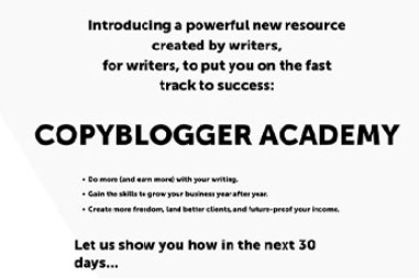 Copyblogger – Copyblogger Academy 2023