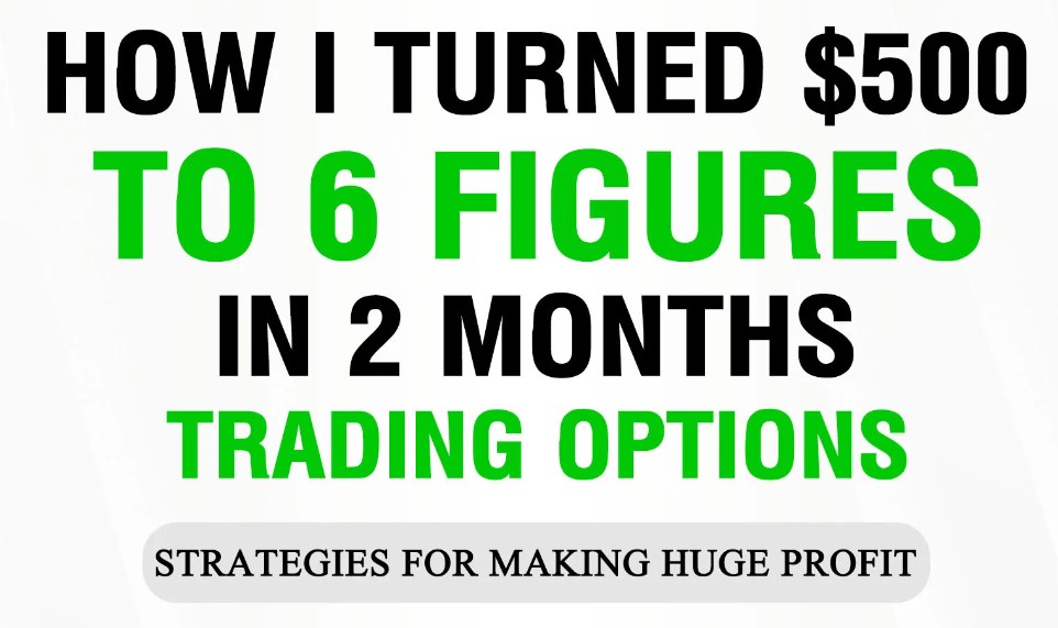 How I Turned $500 to 6 Figures in 2 months Trading Options