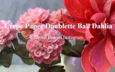 Amity Katharine Libby – Crepe Paper Doublette Ball Dahlia