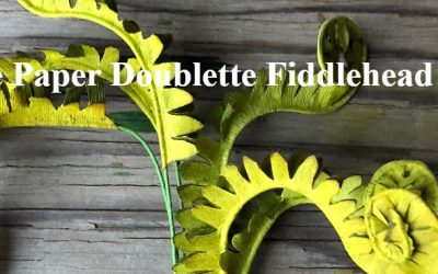 Amity Katharine Libby – Crepe Paper Doublette Fiddlehead Ferns