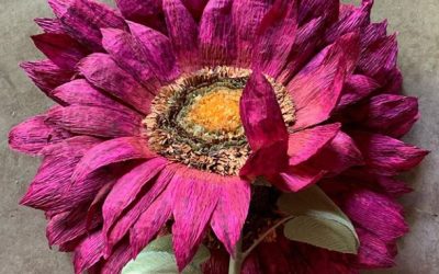 Amity Katharine Libby – Oversized Paper Sunflower