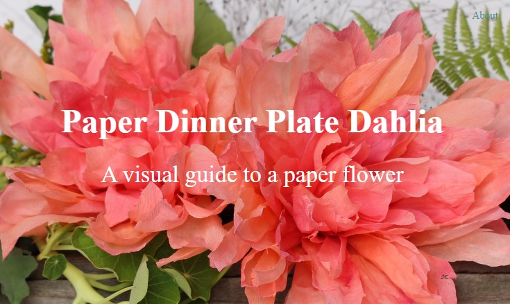 Amity Katharine Libby – Paper Dinner Plate Dahlia