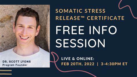 Scott Lyons – Somatic Stress Release™ Certificate 20221