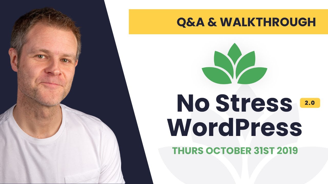 Dave Foy – No Stress WordPress 2.0 2