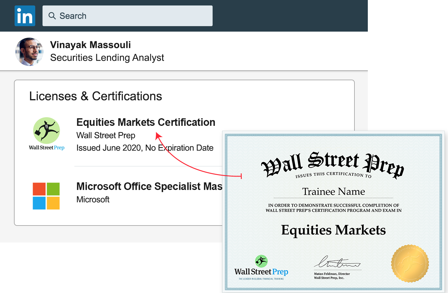 Eric Cheung – Wall Street Prep – Equities Markets Certification (EMC©) 1