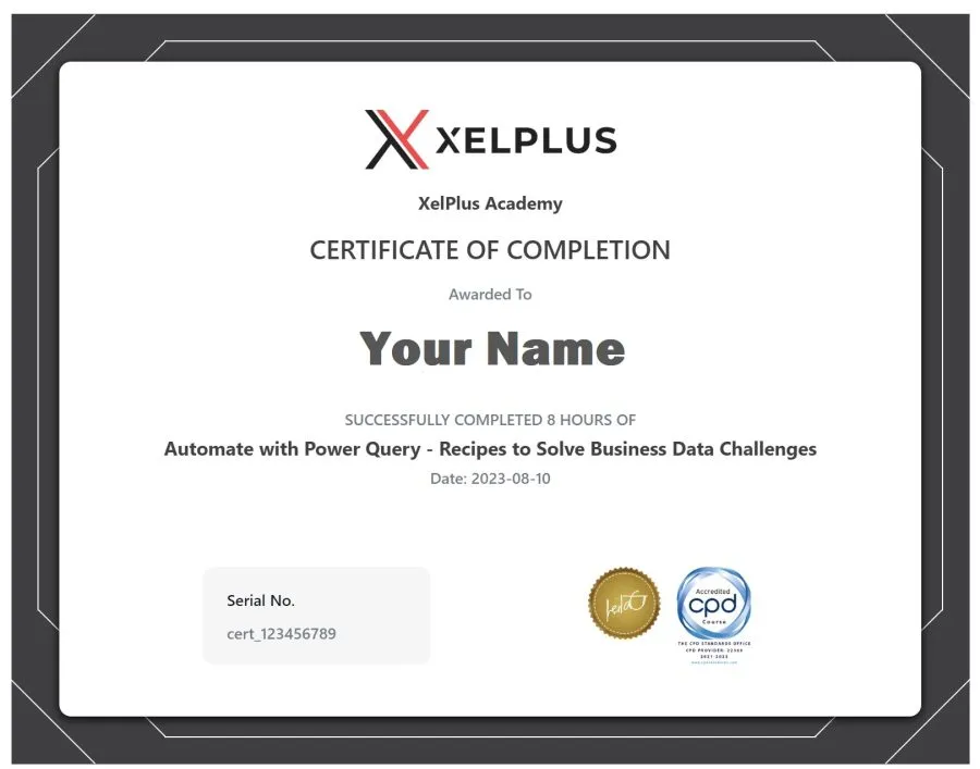 Leila Gharani - XelPlus Academy - Automate with Power Query - Recipes to Solve Business Data Challenges 1