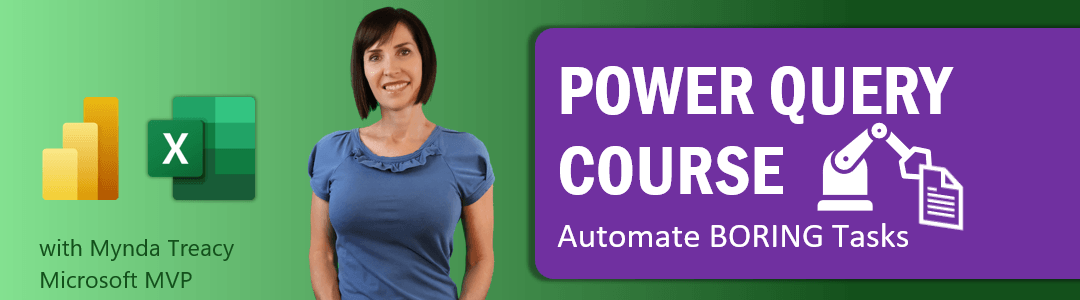 Mynda Treacy – Power Query for Excel Course 1