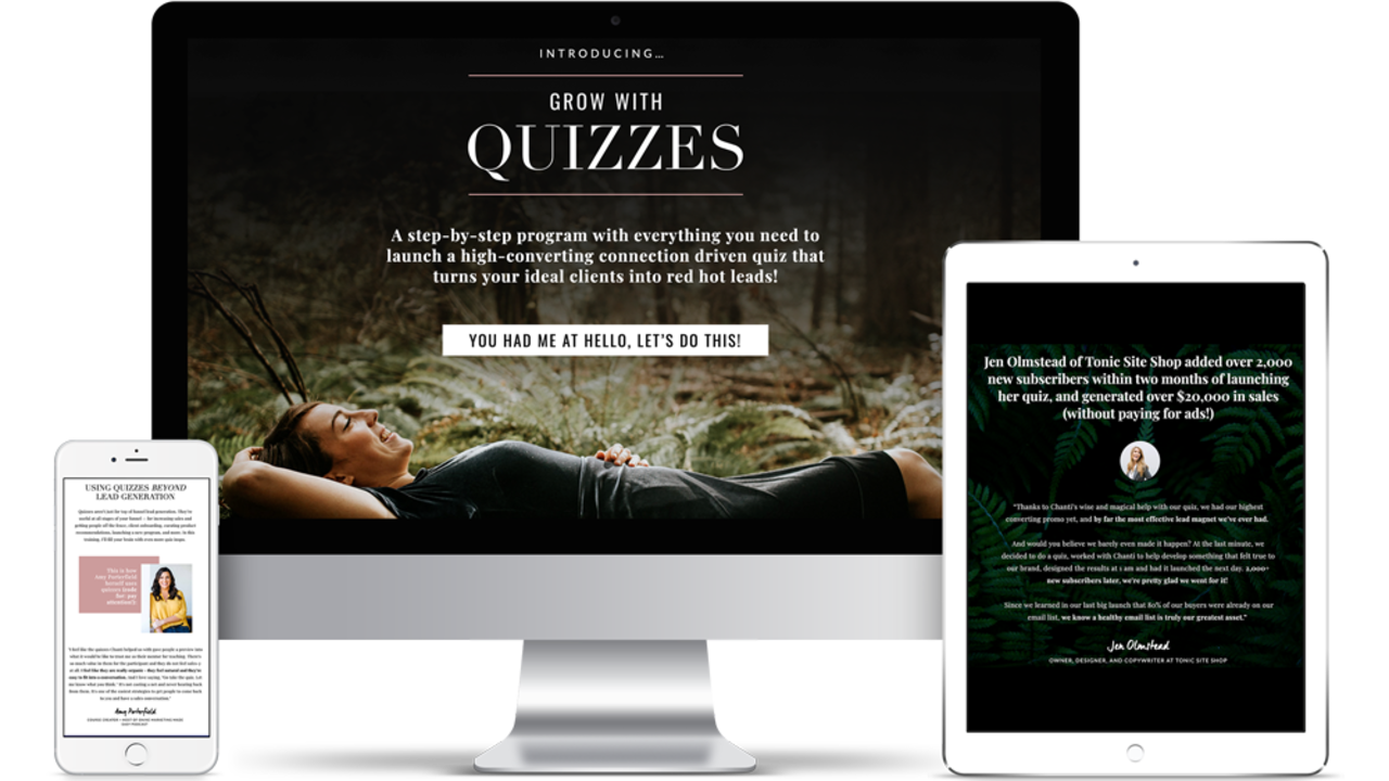 Chanti Zak – Grow with Quizzes