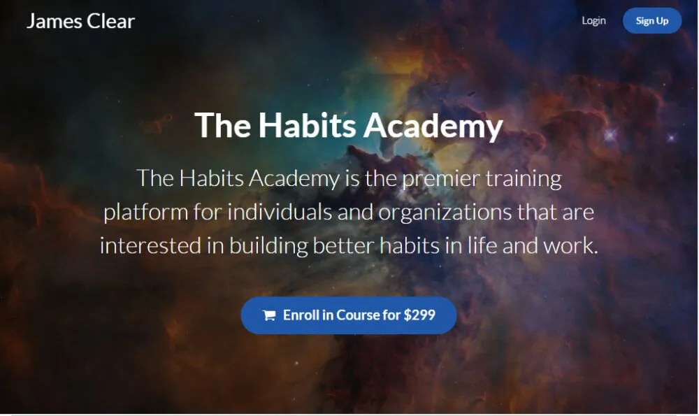 James Clear – The Habits Academy 1