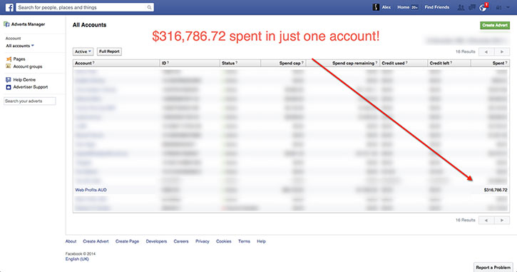 Webprofits - Facebook Advertising Hacks Advanced 1