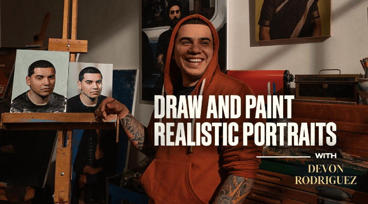 Devon Rodriguez – Masterclass – Draw and Paint Realistic Portraits (2)