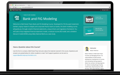 Matan Feldman – Wall Street Prep – Bank and Financial Institution Modeling Course (Bank – FIG Modeling)