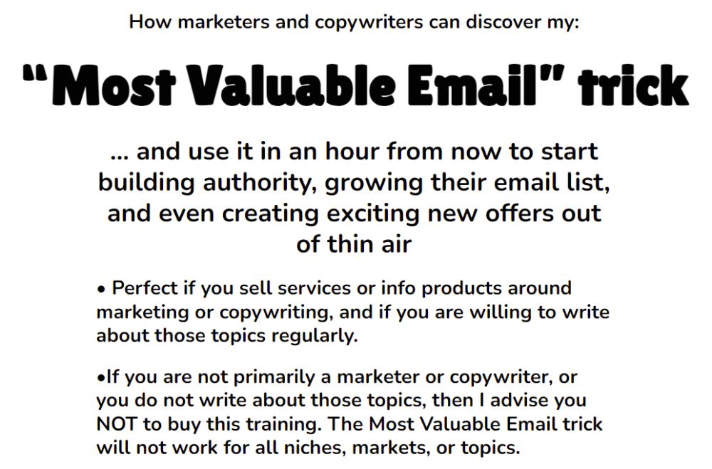 John Bejakovic – Most Valuable Email (1)