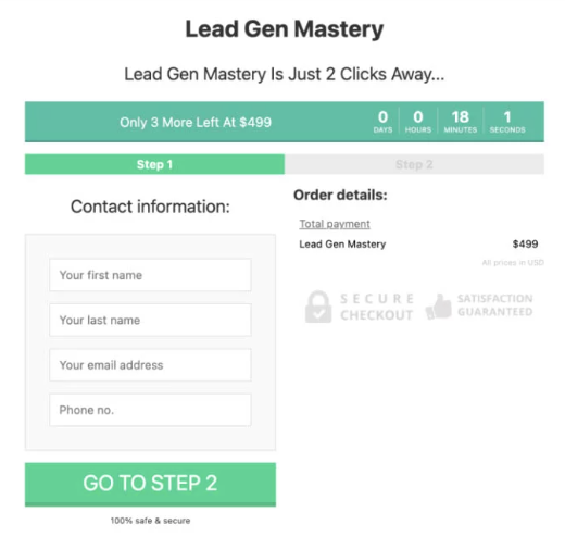 Zarak C – Lead Gen Mastery 2023