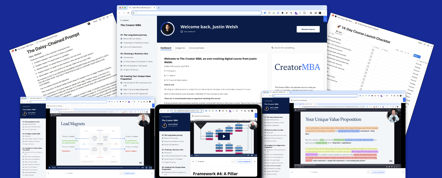 Justin Welsh – The Creator MBA (1)