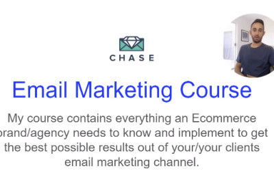 Chase Dimond – Ecommerce Email Marketing Course