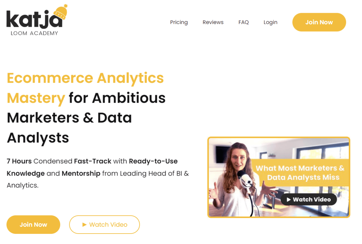 Katja Loom Academy – Ecommerce Analytics Mastery (1)