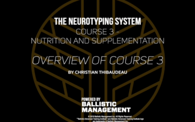 Thibarmy – Neurotyping 3 – Nutrition and Supplementation Course