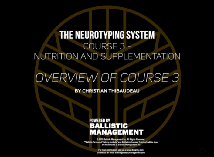 Thibarmy – Neurotyping 3 – Nutrition and Supplementation Course (1)