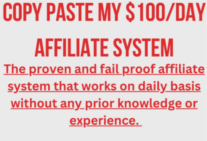 Tomblack – (NEW 2024) Copy Paste my 100Day Affiliate System and Make Sales Daily (1)