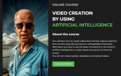 Yury Yeltsov – Video Creation By Using Artificial Intelligence