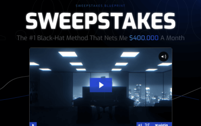 ChapeauNoir – Sweepstakes Blueprint – The #1 Black-Hat Method That Nets Me 400.000 A Month