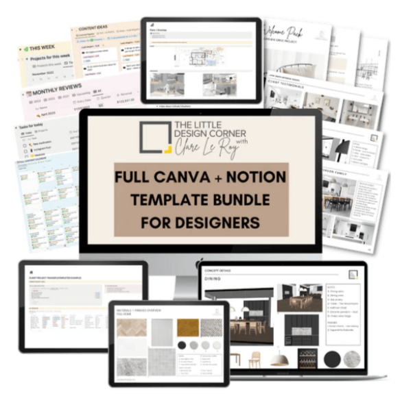 Clare Le Roy – The Complete Canva and Notion Template Bundle for Designers (1)