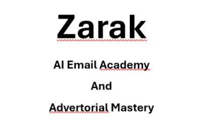 Zarak – AI Email Academy And Advertorial Mastery