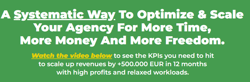 A Systematic Way To Scale Your Agency And Optimize It (Create your KPI-based Scaling Strategy)