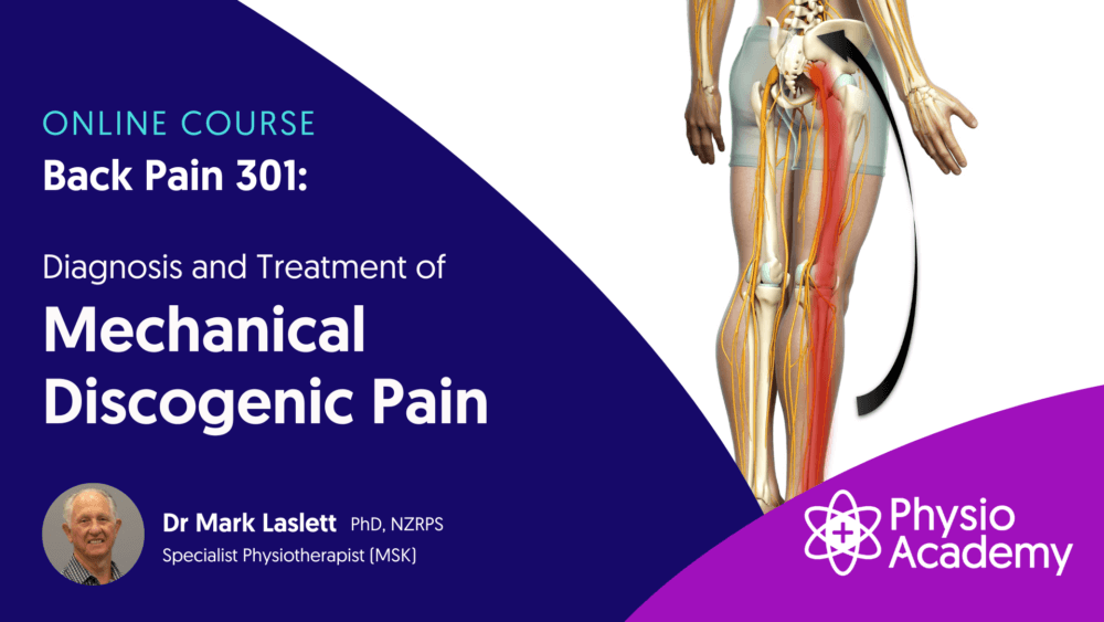 Mark Laslett – Back Pain 301 – Mechanical Discogenic Pain (1)