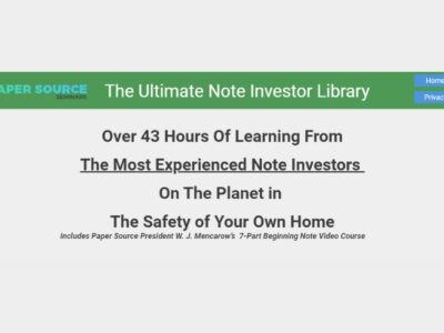 Paper Source – The Ultimate Note Investor 2020