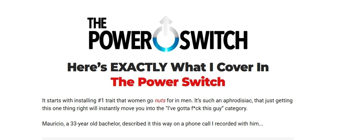 Alex Allman – The Power Switch 2