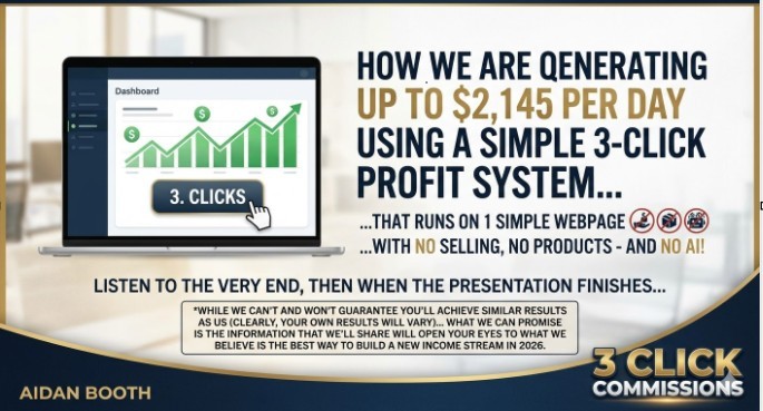 Aidan Booth - 3 Click Commissions